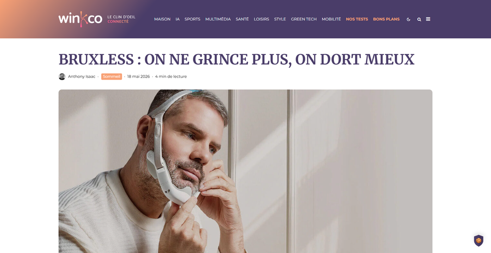 On ne grince plus, on dort mieux » : Bruxless vu par Winkco